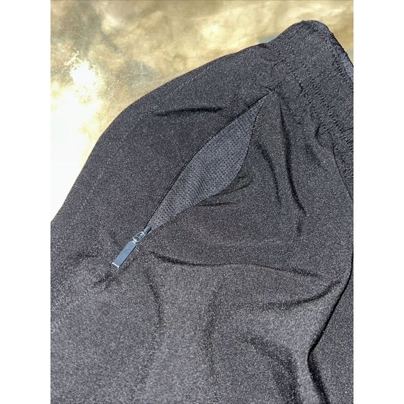 Brooks Gym Shorts Women Med Adult Black Active Fitness Run Happy Swoosh Athletic - Picture 4 of 10